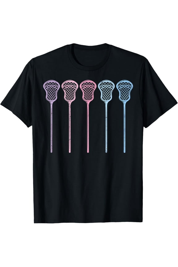 Playful Comfort Tee - Lacrosse Lacrosse Sticks woman girls retro T-Shirt