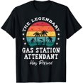 thumbnail image 1 of Playful Comfort Tee - Legendary Retired Gas Station Attendant T-Shirt, 1 of 4