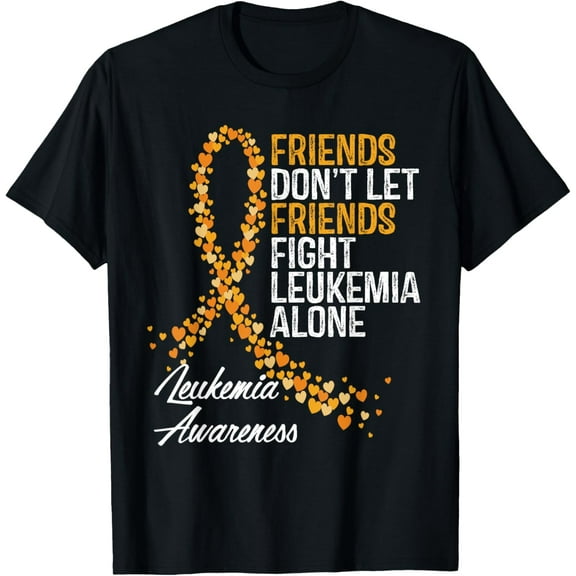 Playful Comfort Tee - Leukemia Awareness Friends Support Blood Cancer T-Shirt