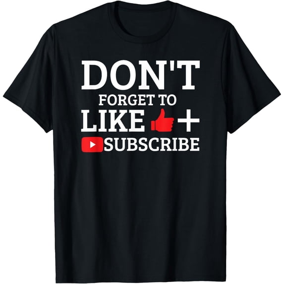 Playful Comfort Tee - Like And Subscribe Social Media Content Creator T-Shirt