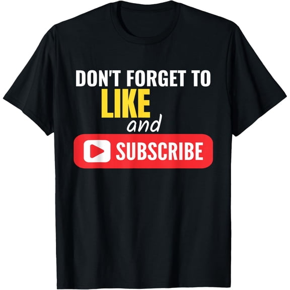 Playful Comfort Tee - Like And Subscribe Vlogger Podcaster Influencer T-Shirt