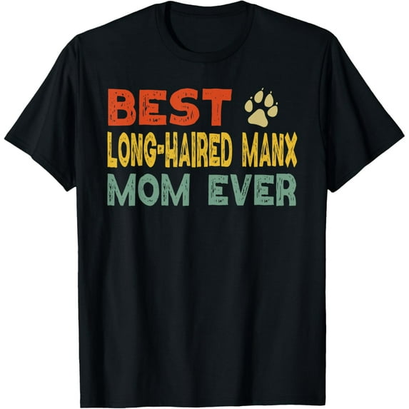 Playful Comfort Tee - Long-Haired Manx Cat Mom Owner Breeder Lover Kitten T-Shirt