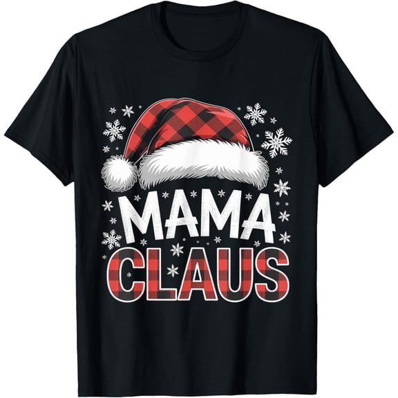 Playful Comfort Tee - Mama Claus Christmas tee Matching Santa Family Holiday T-Shirt