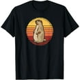 thumbnail image 1 of Playful Comfort Tee - Marmot Sunset Design for Marmot Lovers T-Shirt, 1 of 4