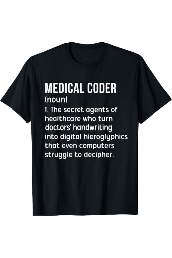 Playful Comfort Tee - Medical Coder Definition Medical Coders Medical Coding T-Shirt