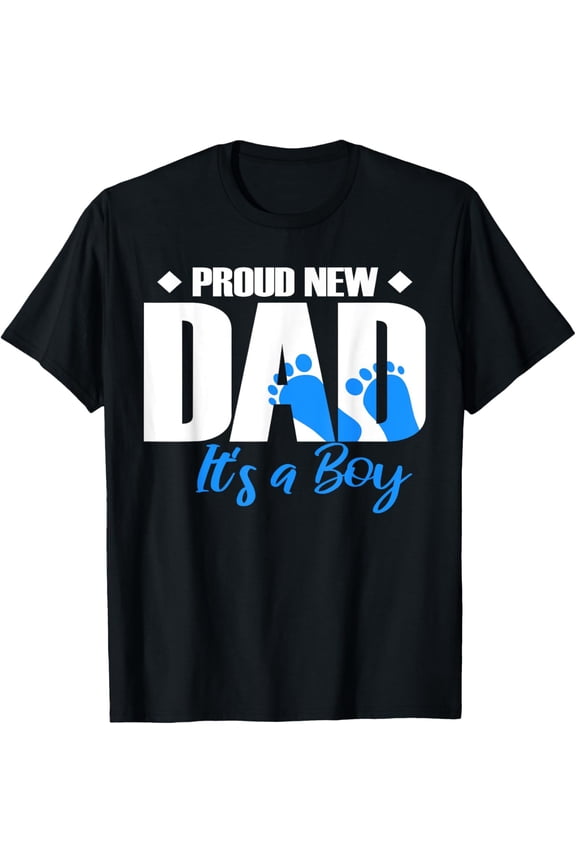 Playful Comfort Tee - Mens Proud New Dad It's A Boy T-Shirt