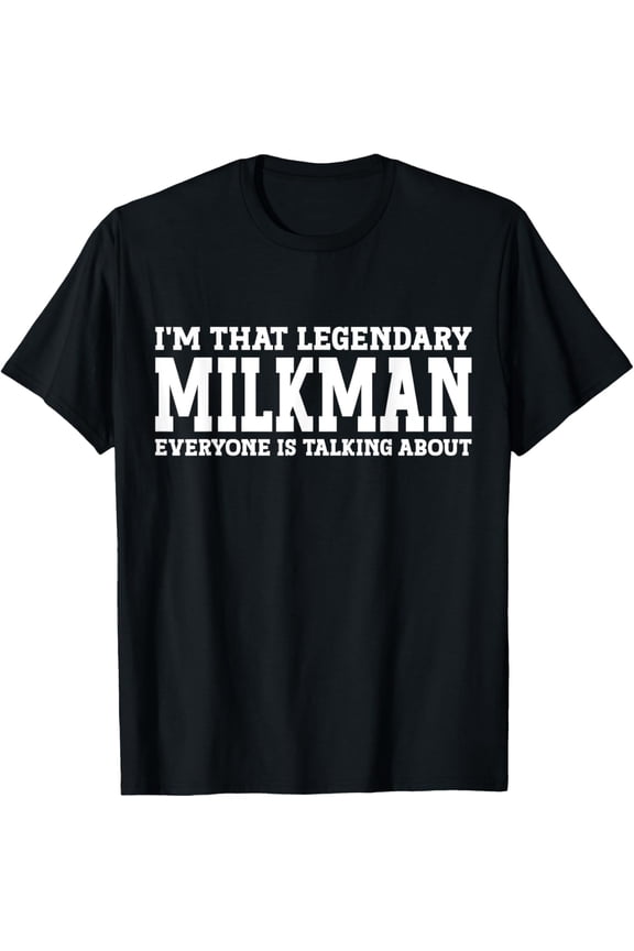 Playful Comfort Tee - Milkman Job Title Employee Funny Worker Profession Milkman T-Shirt
