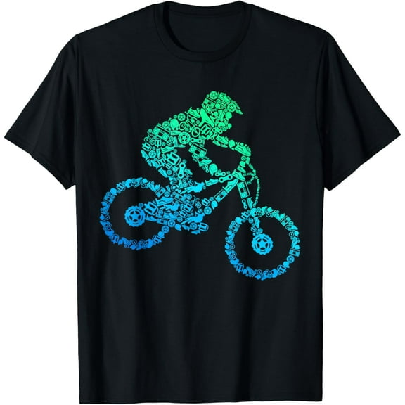 Playful Comfort Tee - Mountain Bike MTB Downhill Biking Cycling Biker Boys Kids T-Shirt