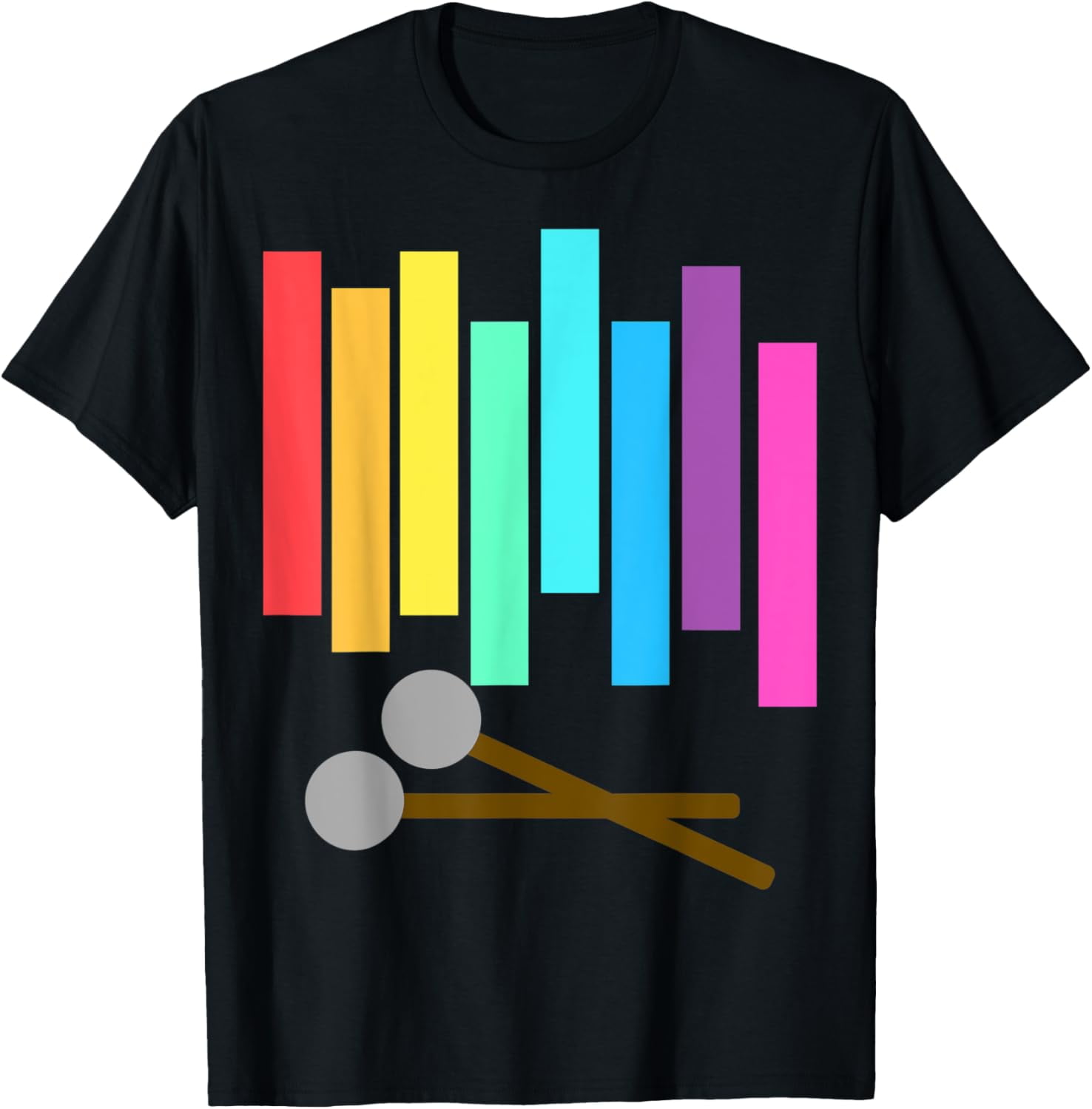 Playful Comfort Tee - Music Xylophone Vintage Percussion Instrument ...