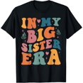 thumbnail image 1 of Playful Comfort Tee - My Big Sister Era Big Sis Girls Kids Announcement Pregnancy T-Shirt, 1 of 4