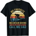 thumbnail image 1 of Playful Comfort Tee - My Favorite Mountain Biking Buddies Call Me Dad - MTB Rider T-Shirt, 1 of 4