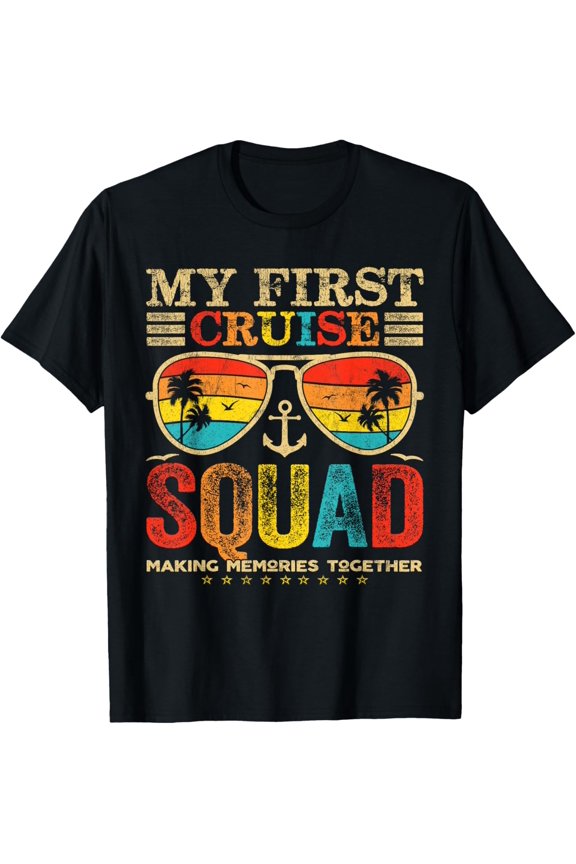 Playful Comfort Tee - My First Cruise Squad Making Memories Together Trip Vacation T-Shirt