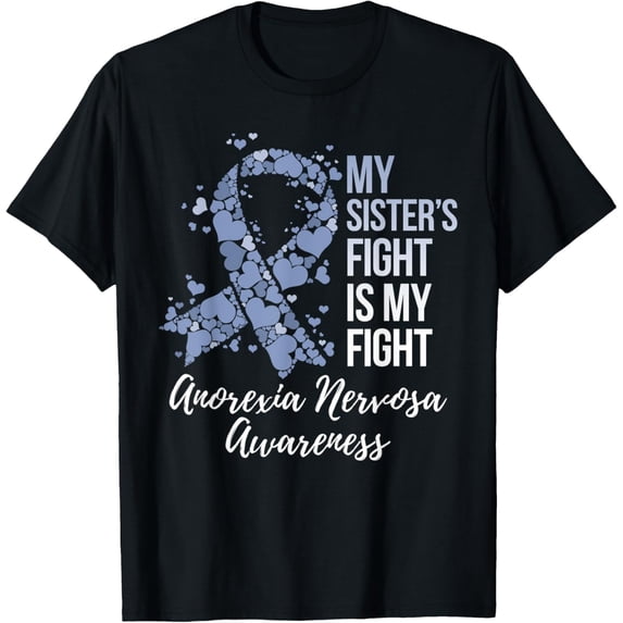 Playful Comfort Tee - My Sister’s Fight Is My Fight Anorexia Nervosa Awareness T-Shirt