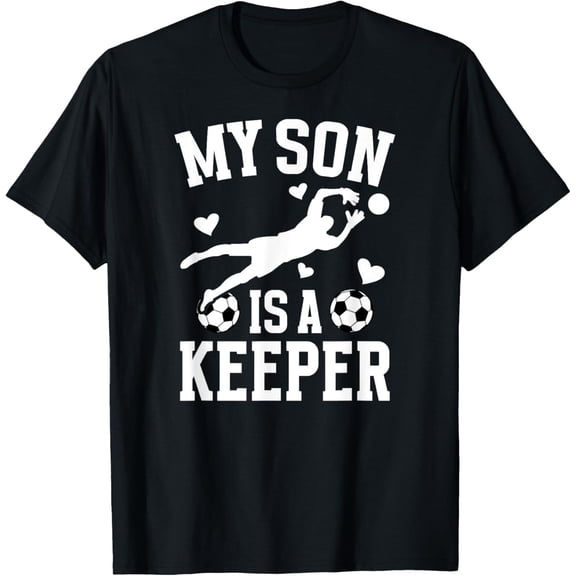 Playful Comfort Tee - My Son Is A Soccer Keeper Mom Of A Soccer Goalkeeper Mother T-Shirt