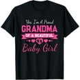 thumbnail image 1 of Playful Comfort Tee - New Baby Announcement 1st Time Proud Girl Grandma T-Shirt, 1 of 4