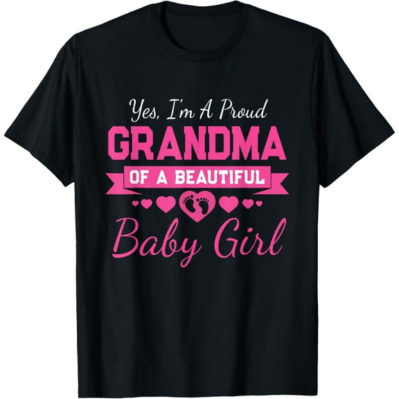 Playful Comfort Tee - New Baby Announcement 1st Time Proud Girl Grandma T-Shirt