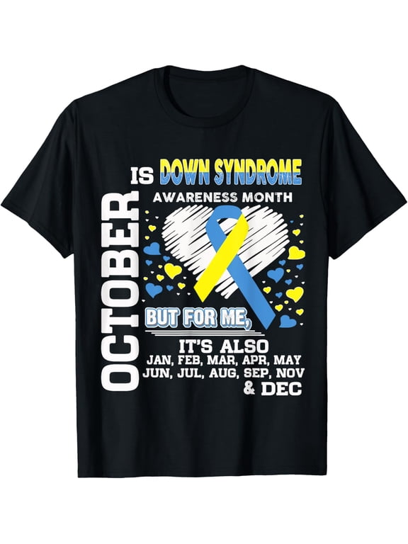 Playful Comfort Tee - October is Down Syndrome Awareness month T-Shirt