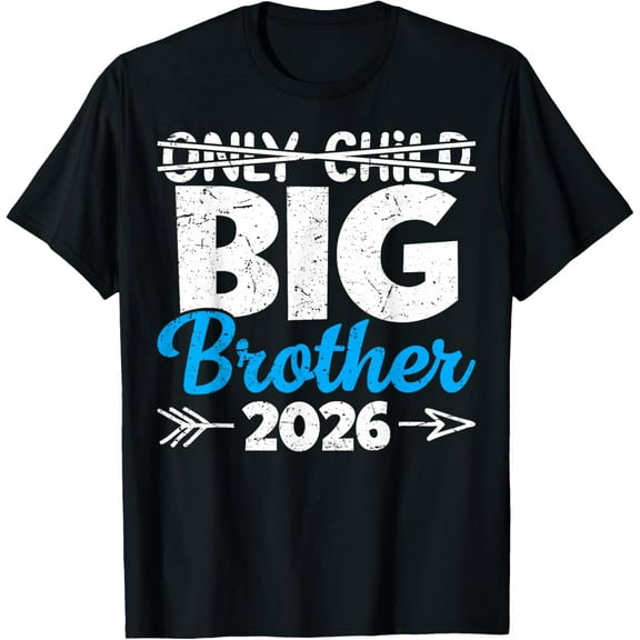 Playful Comfort Tee - Only Child Big Brother 2026, Promoted To Big Brother 2026 T-Shirt