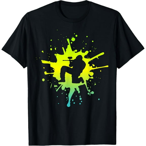 Playful Comfort Tee - Paintball Tshirt for Paintballer | Boys Retro Paintball T-Shirt