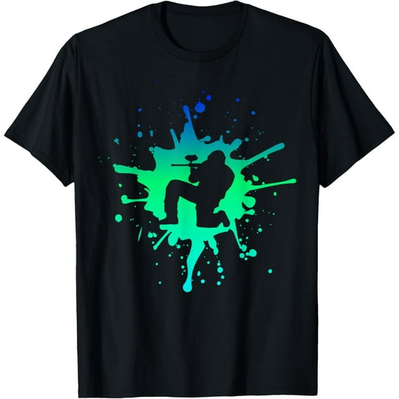 Playful Comfort Tee - Paintballing Tshirt for Paintballer | Boys Retro Paintball T-Shirt
