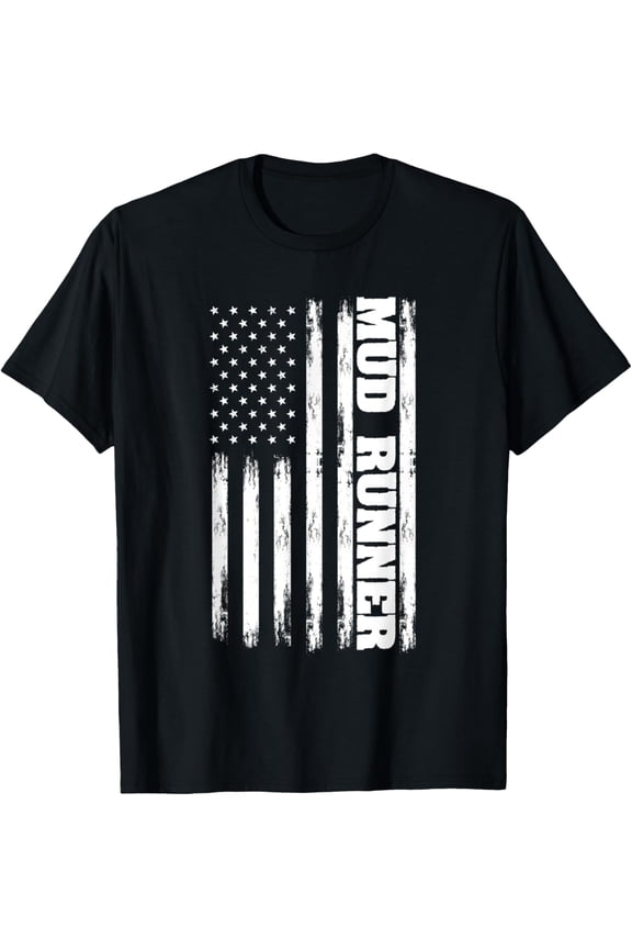 Playful Comfort Tee - Patriotic Mud Run Race For An Obstacle Course Racing Mudder T-Shirt