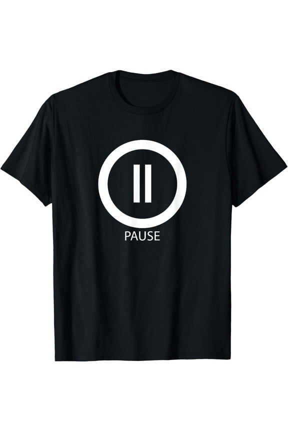Playful Comfort Tee - Pause Button Video Creator Editor Influencer T-Shirt