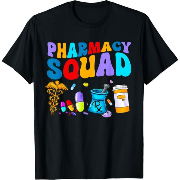 Playful Comfort Tee - Pharmacy Squad Shirt Pharmacist Pharmacy Technician T-Shirt
