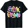 thumbnail image 1 of Playful Comfort Tee - Preppy Fifth Grade Back To School 5th Grade Teacher Girl Boy T-Shirt, 1 of 4