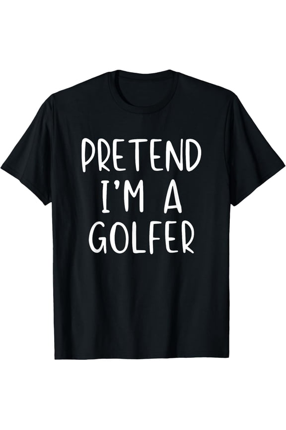 Playful Comfort Tee - Pretend Golfer Costume Halloween Simple Funny Golfing Golf T-Shirt
