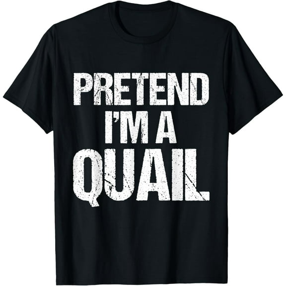 Playful Comfort Tee - Pretend I'm a Quail Costume Funny Halloween Party T-Shirt