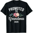 thumbnail image 1 of Playful Comfort Tee - Promoted to Grandma 2026 New Grandma T-Shirt, 1 of 4
