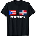thumbnail image 1 of Playful Comfort Tee - Puerto Rico Dominican Republic Pride Puerto Rican Flag T-Shirt, 1 of 4