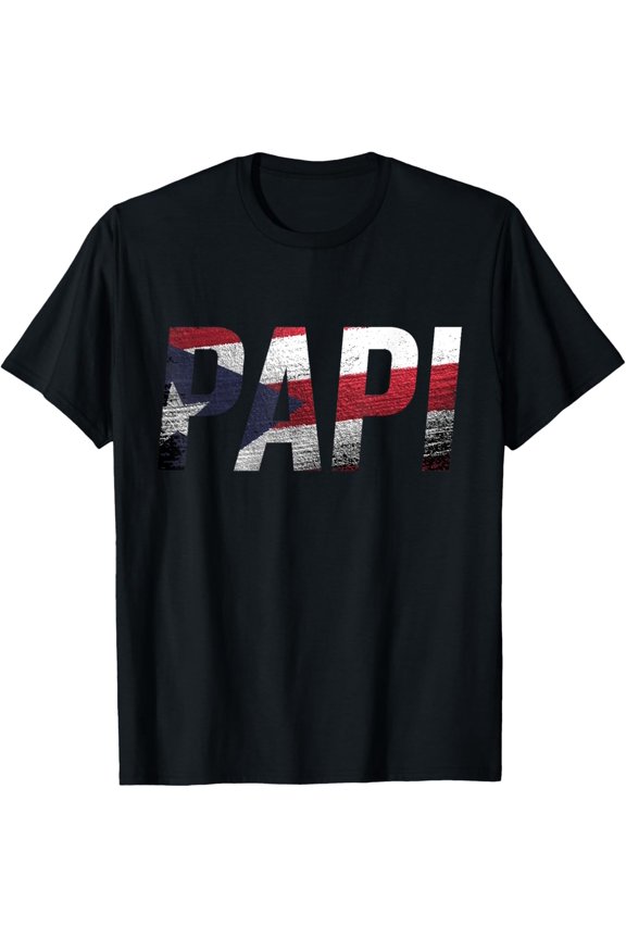 Playful Comfort Tee - Puerto Rico Patriotic Papi T-Shirt
