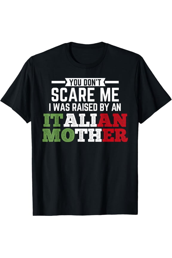 Playful Comfort Tee - Raised By An Italian Mother Italy Flag Italian National T-Shirt