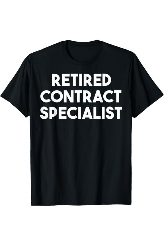 Playful Comfort Tee - Retired Contract Specialist T-Shirt