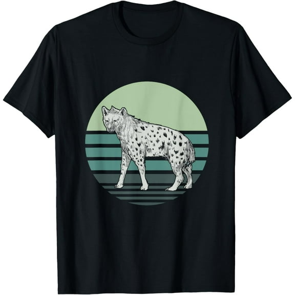 Playful Comfort Tee - Retro Hyena T-Shirt
