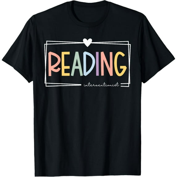 Playful Comfort Tee - Retro Reading Interventionist Reading Specialist Team T-Shirt