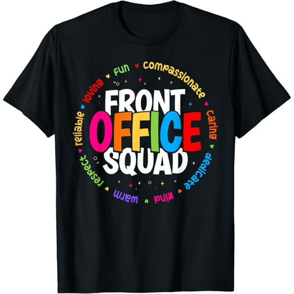 Playful Comfort Tee - Retro School Secretary Appreciation Front Office Squad T-Shirt