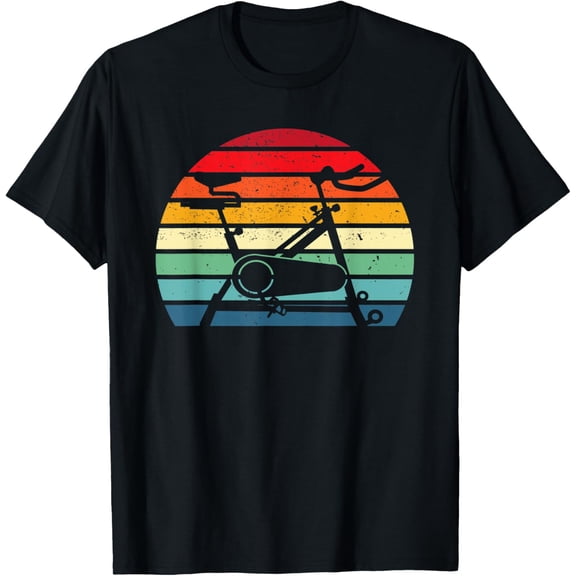 Playful Comfort Tee - Retro Spin Class Cycling Spinning Instructor Bike Spinner T-Shirt