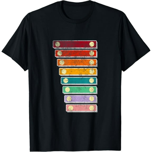 Playful Comfort Tee - Retro Xylophone Percussion T-Shirt