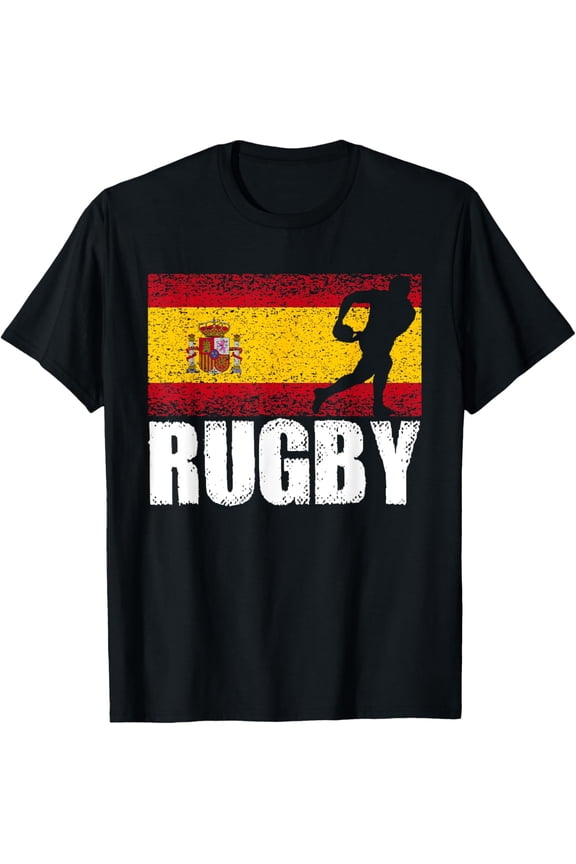 Playful Comfort Tee - Rugby Sports, Spain Flag, Spanish Rugby Player T-Shirt