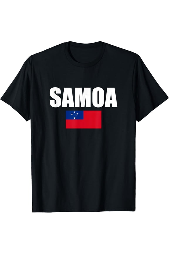 Playful Comfort Tee - Samoa Flag for real Patriots T-Shirt