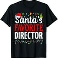 thumbnail image 1 of Playful Comfort Tee - Santa’s Favorite Director Cool Christmas Director T-Shirt, 1 of 4