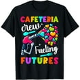 thumbnail image 1 of Playful Comfort Tee - School Lunch Lady Squad a Food Fueling future Cafeteria Crew T-Shirt, 1 of 4