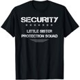 thumbnail image 1 of Playful Comfort Tee - Security Little Sister Protection Squad Big Brother Siblings T-Shirt, 1 of 4