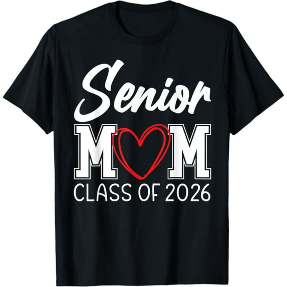 Playful Comfort Tee - Senior Mom Class of 2026 Graduation T-Shirt