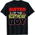 thumbnail image 1 of Playful Comfort Tee - Sister Of The Birthday Boy Family Party Birthday Outfit T-Shirt, 1 of 4