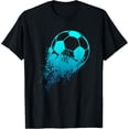 thumbnail image 1 of Playful Comfort Tee - Soccer Player Sport Vintage Men Boys Soccer Ball T-Shirt, 1 of 4