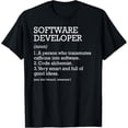 thumbnail image 1 of Playful Comfort Tee - Software Developer Job Definition Funny Software Development T-Shirt, 1 of 4
