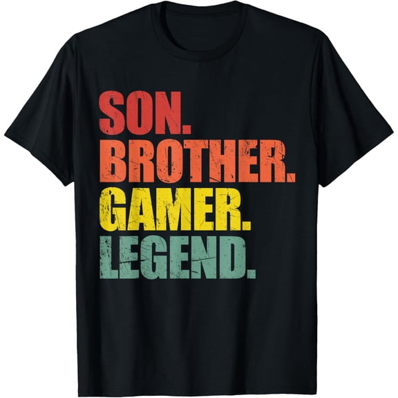 Playful Comfort Tee - Son Brother Gamer Legend T-Shirt
